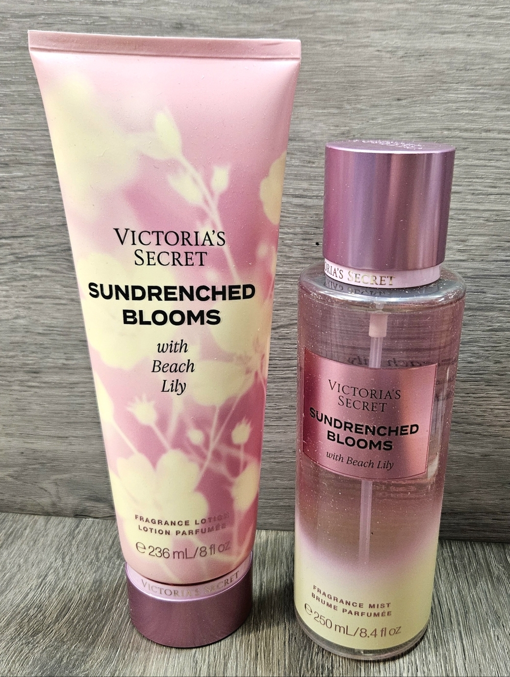 Victoria's Secret Sundrenched Blooms Body Lotion & Body Mist Set NEW